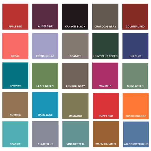 sign color palette