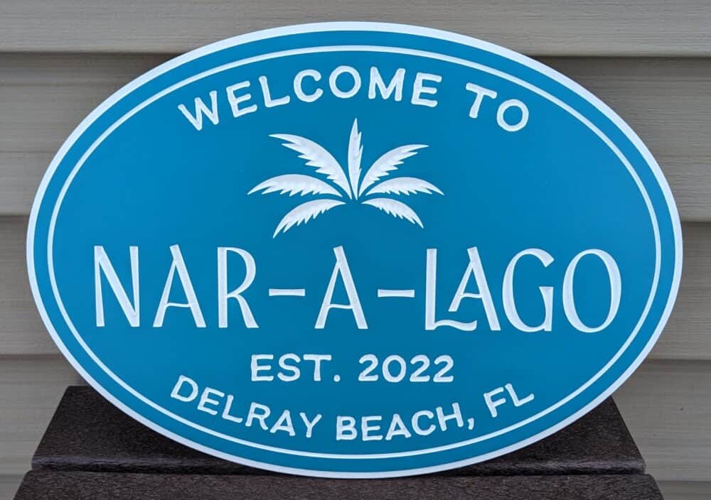 nar-a-logo custom pvc sign