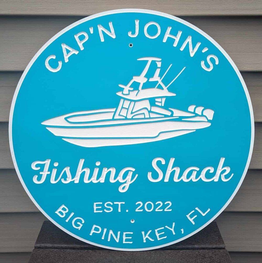 custom pvc boat sign