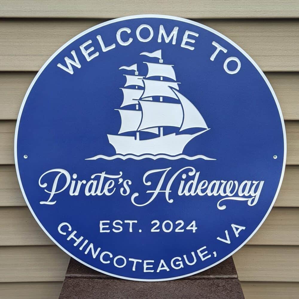 pirates hideaway custom sign