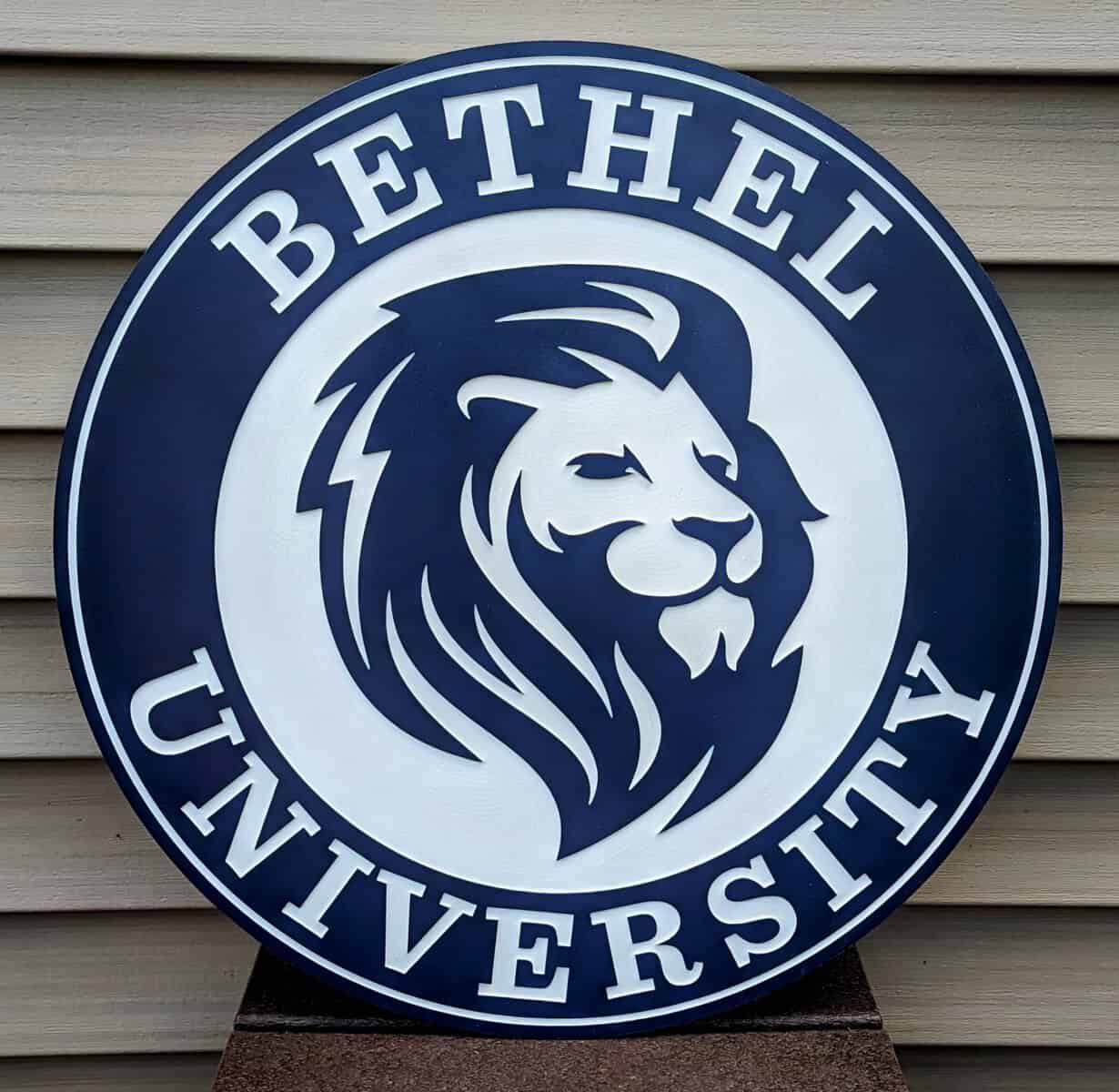 bethel university lion sign