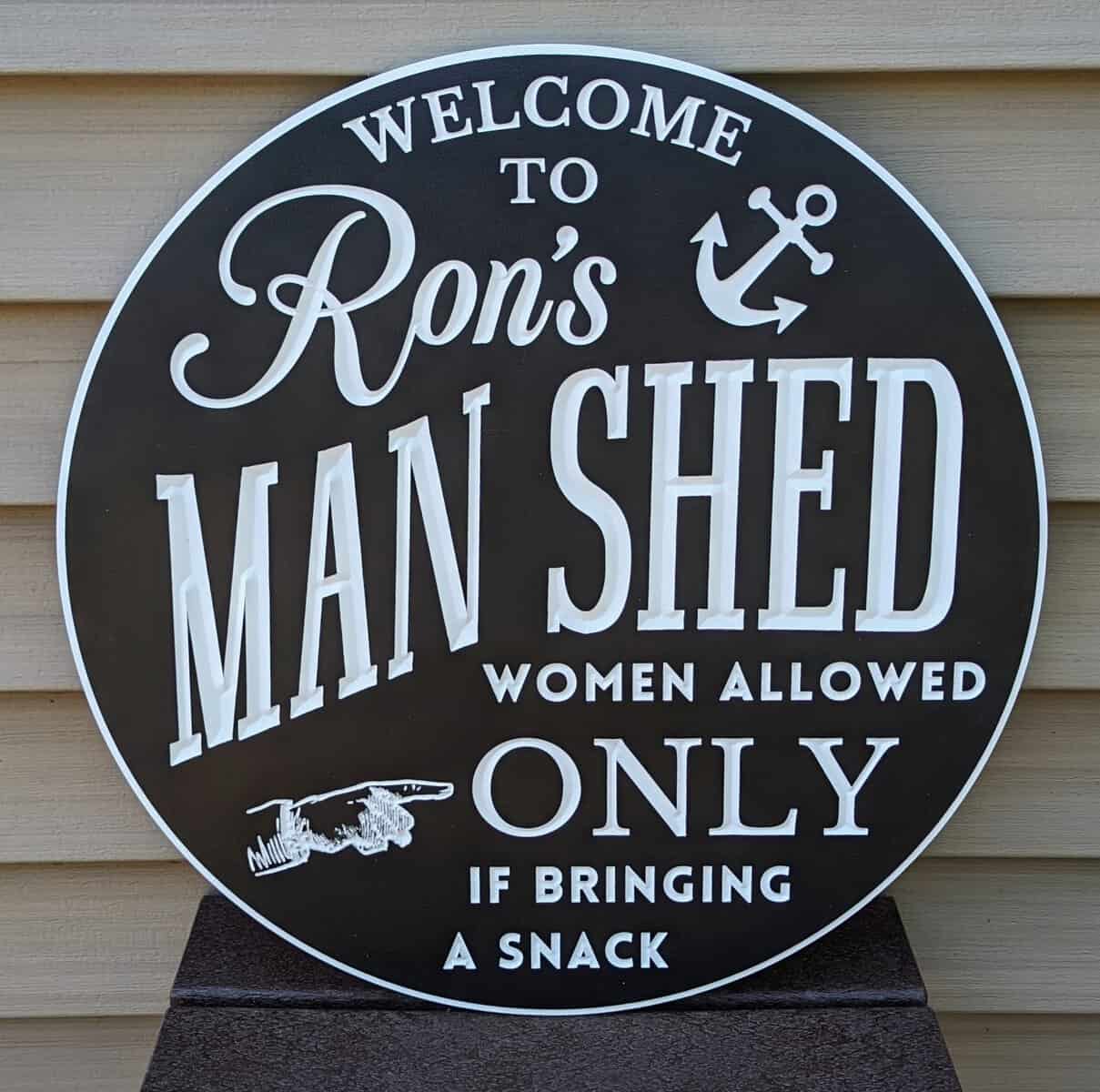 man shed